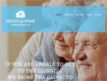 Tablet Screenshot of healthathomeconsultants.com